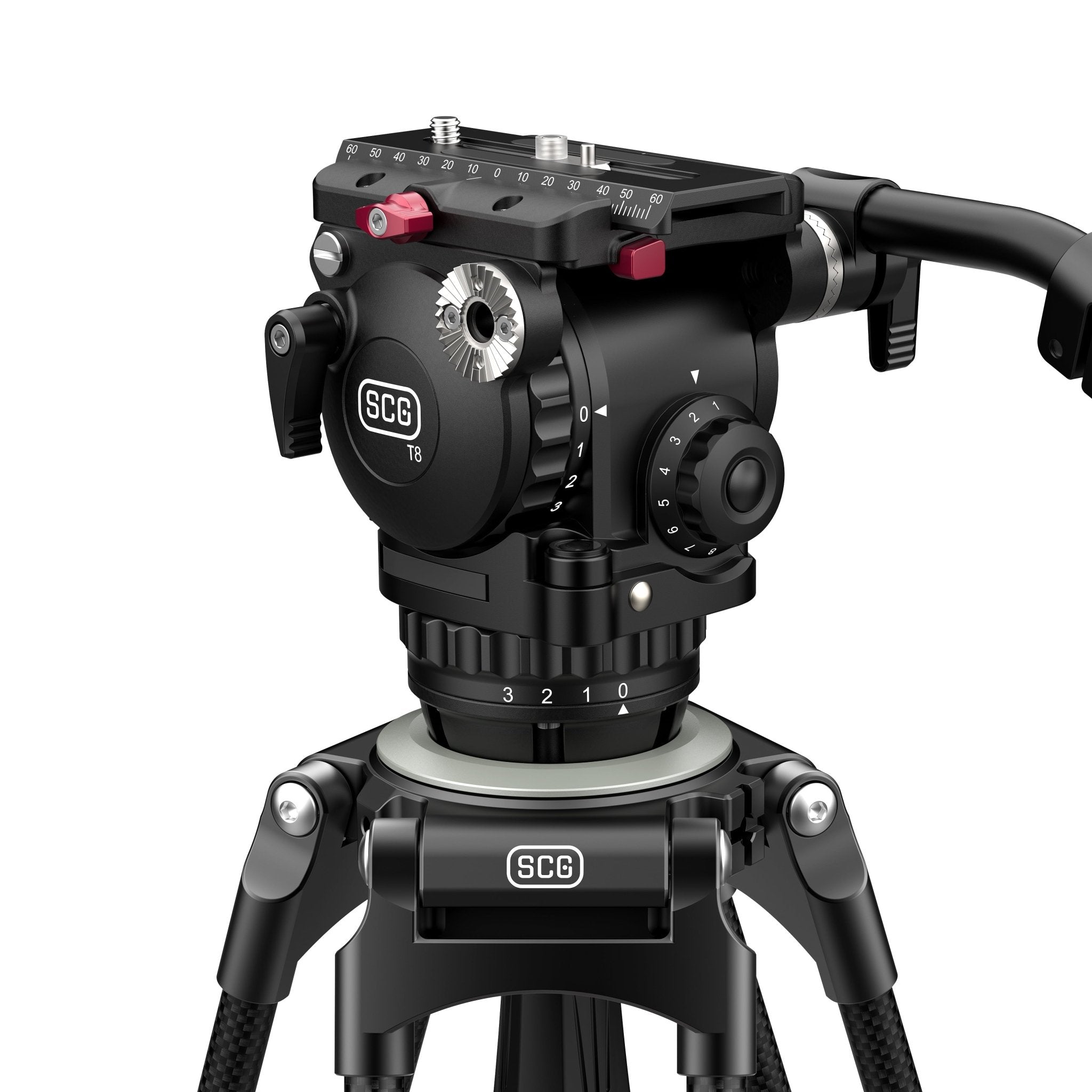 SCG T8 StediFast HD Tripod System Premium Fluid Video Head Precision Engineered for Ultra-Smooth Shots.