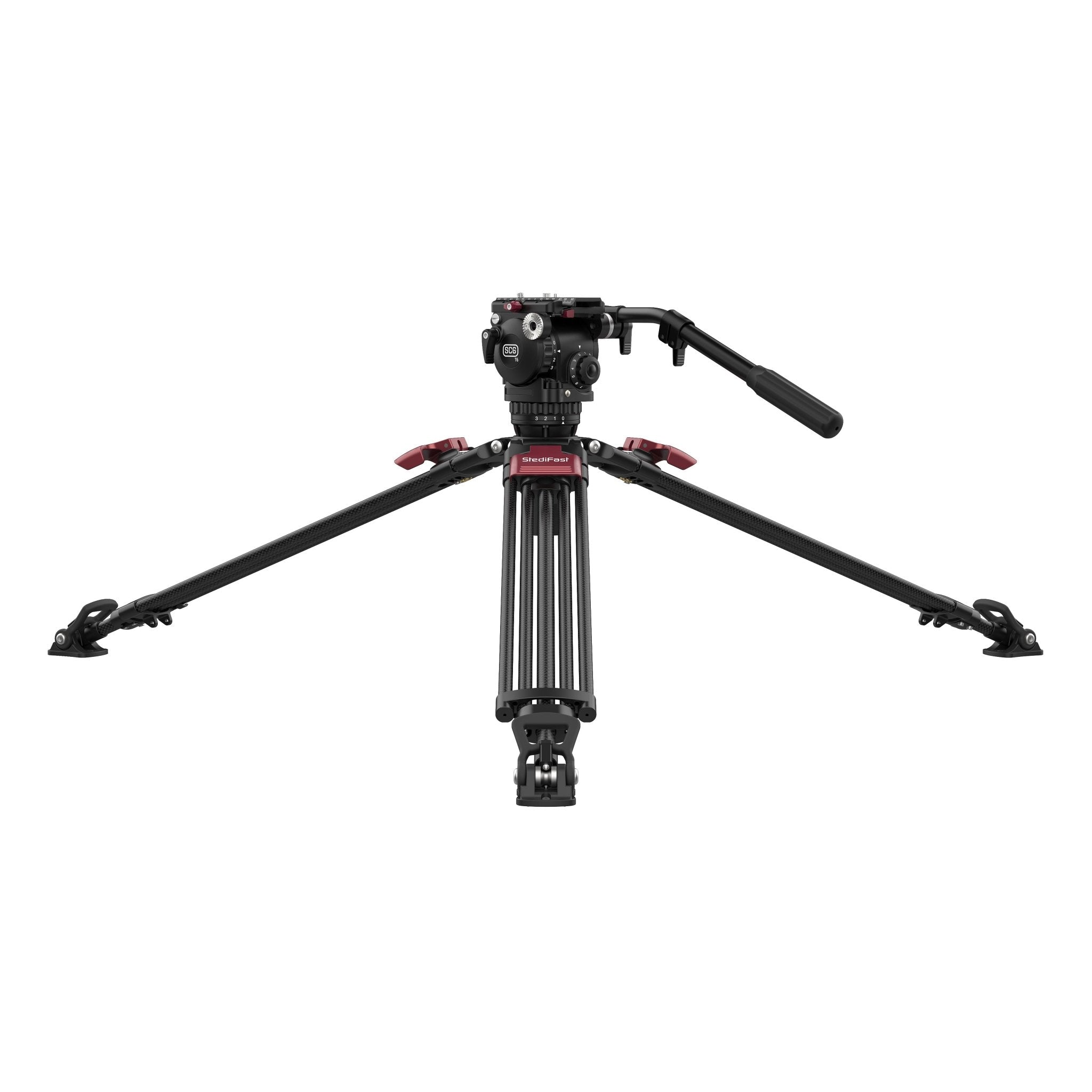 SCG T6 StediFast Tripod System with ultra-low shooting position of 46cm.