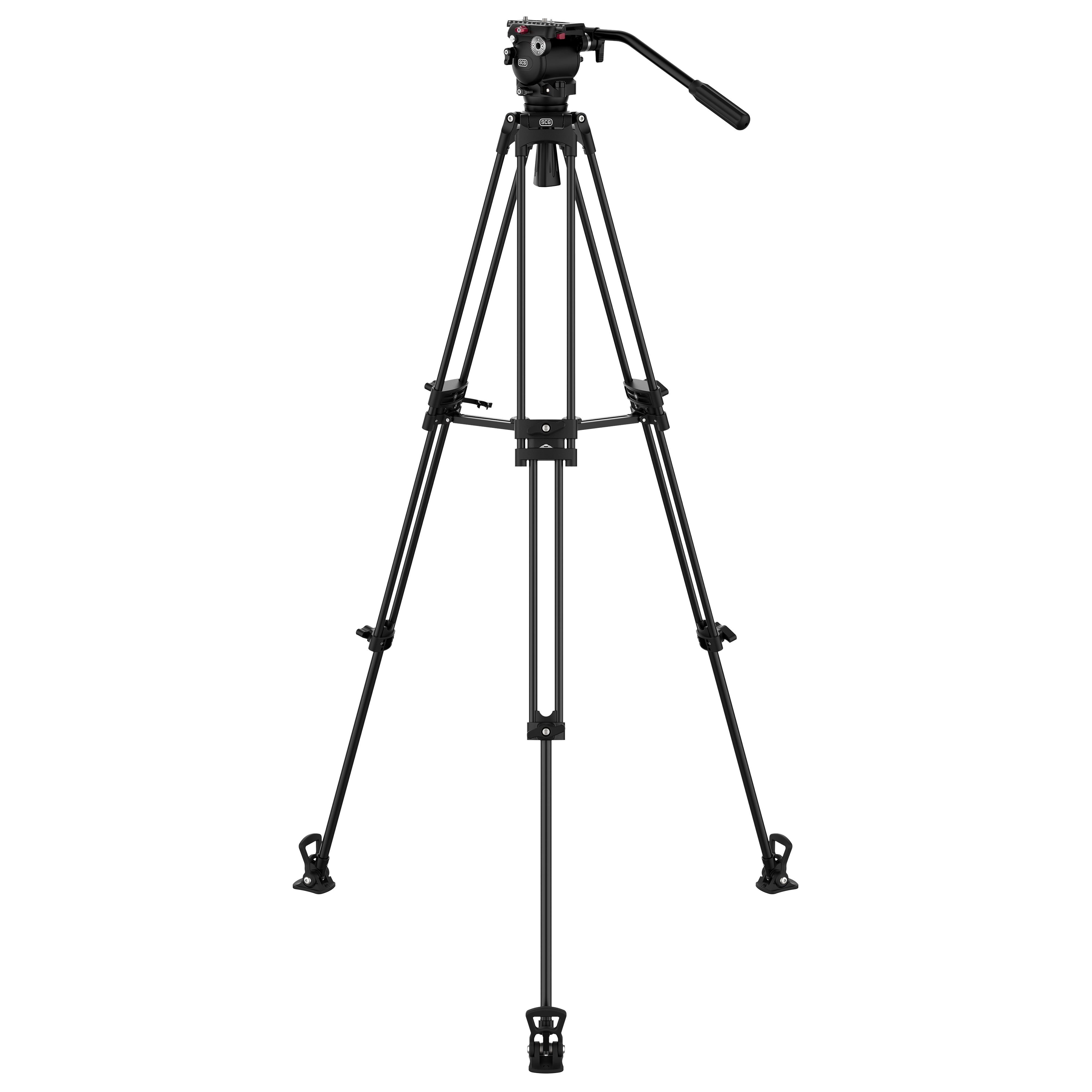 SCG F5 Aluminum Fluid Video Tripod System scgpro